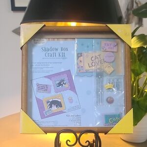 Shadow Box Craft Kit - Cat Lover Theme